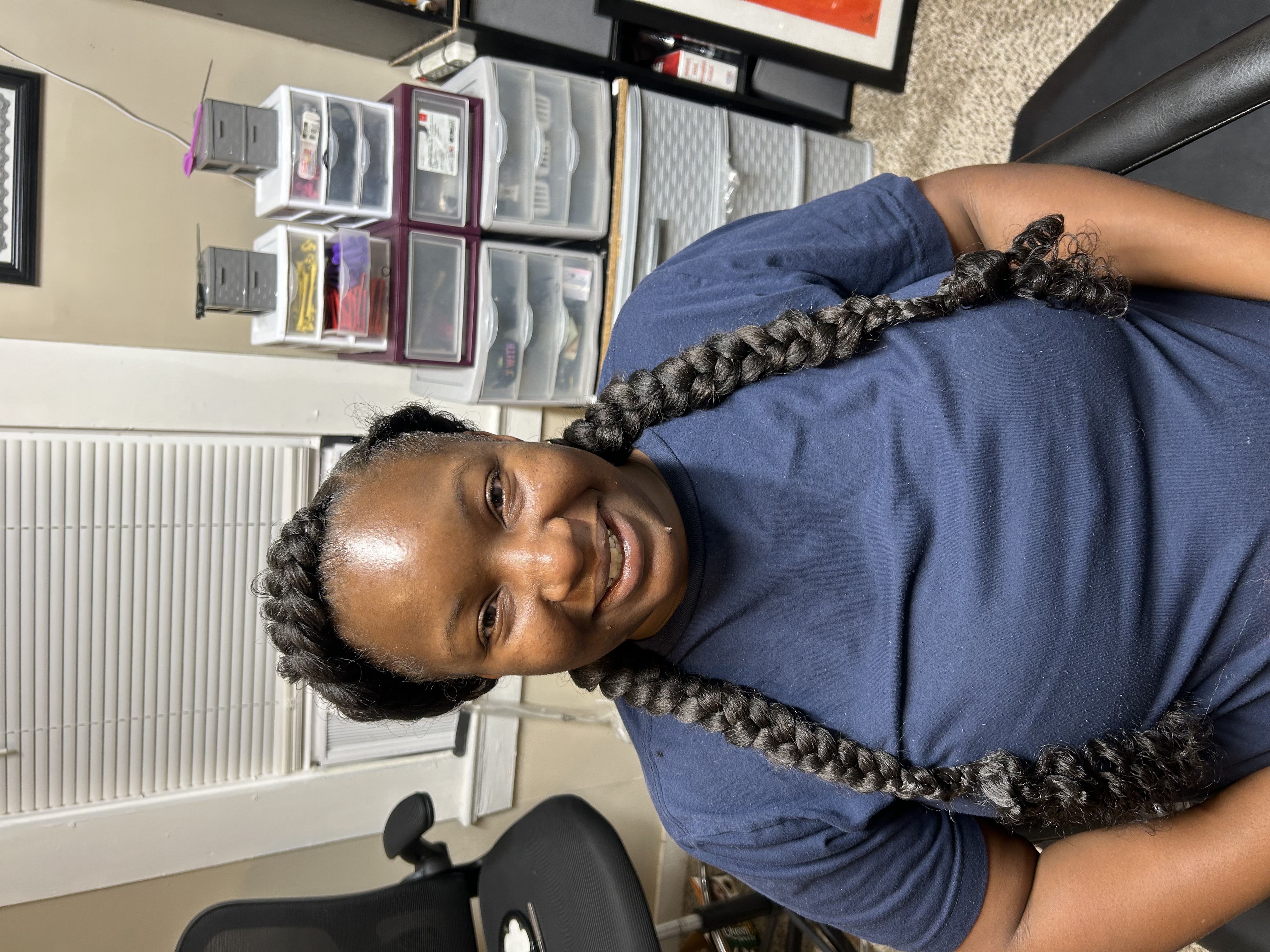 Two-strand twist braids